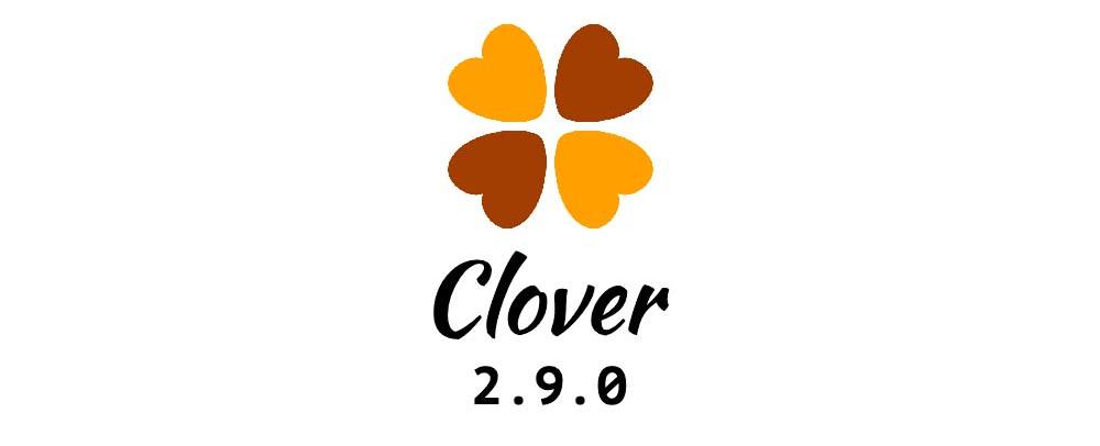 Clover 2.9.0 - Documentation